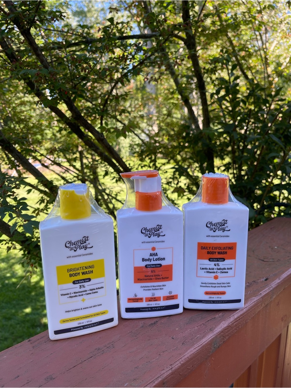 Body Wash and Lotion Trio